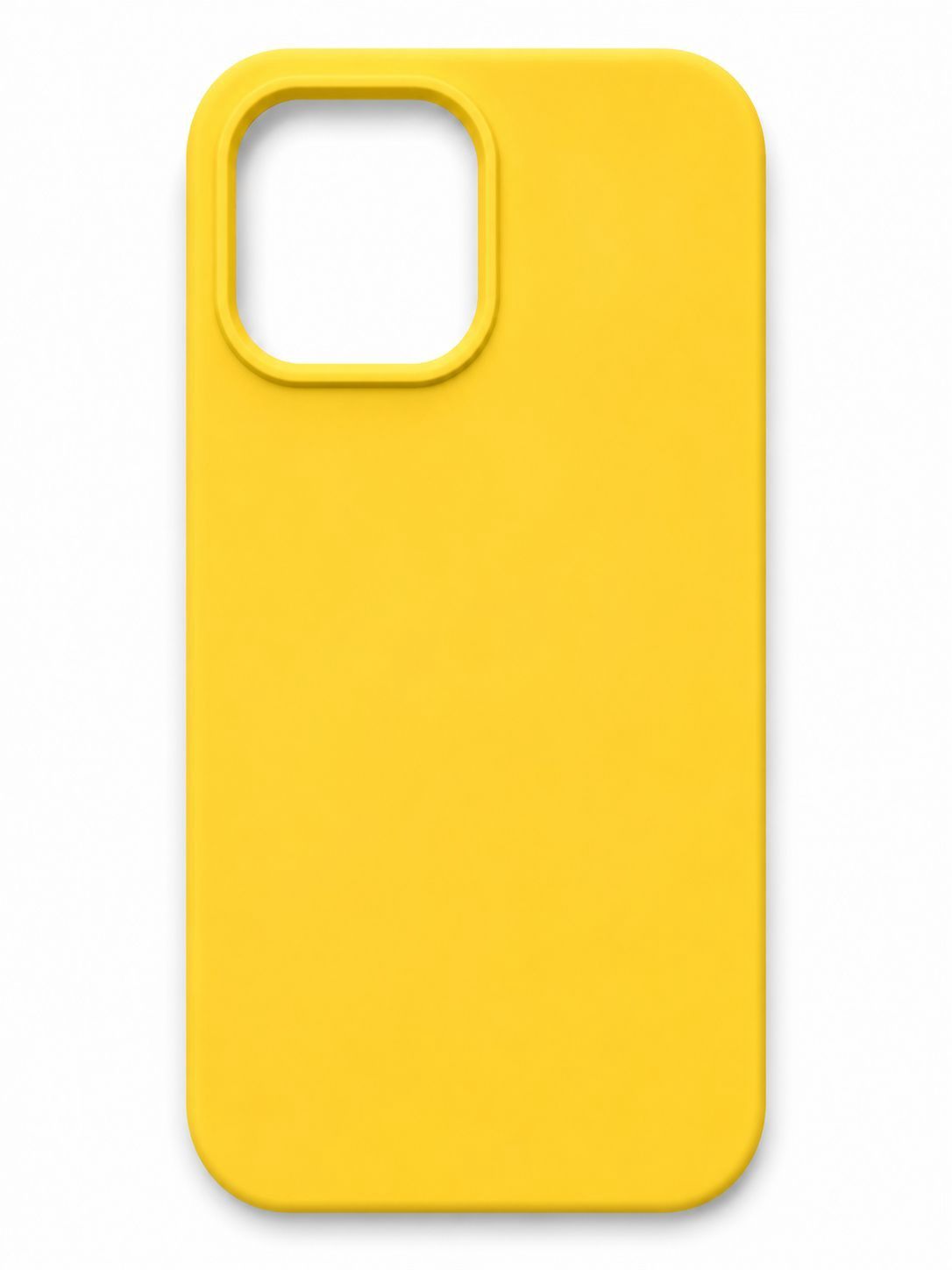 FULL SILICON CASE FOR Iphone 14 Pro Max- Yellow