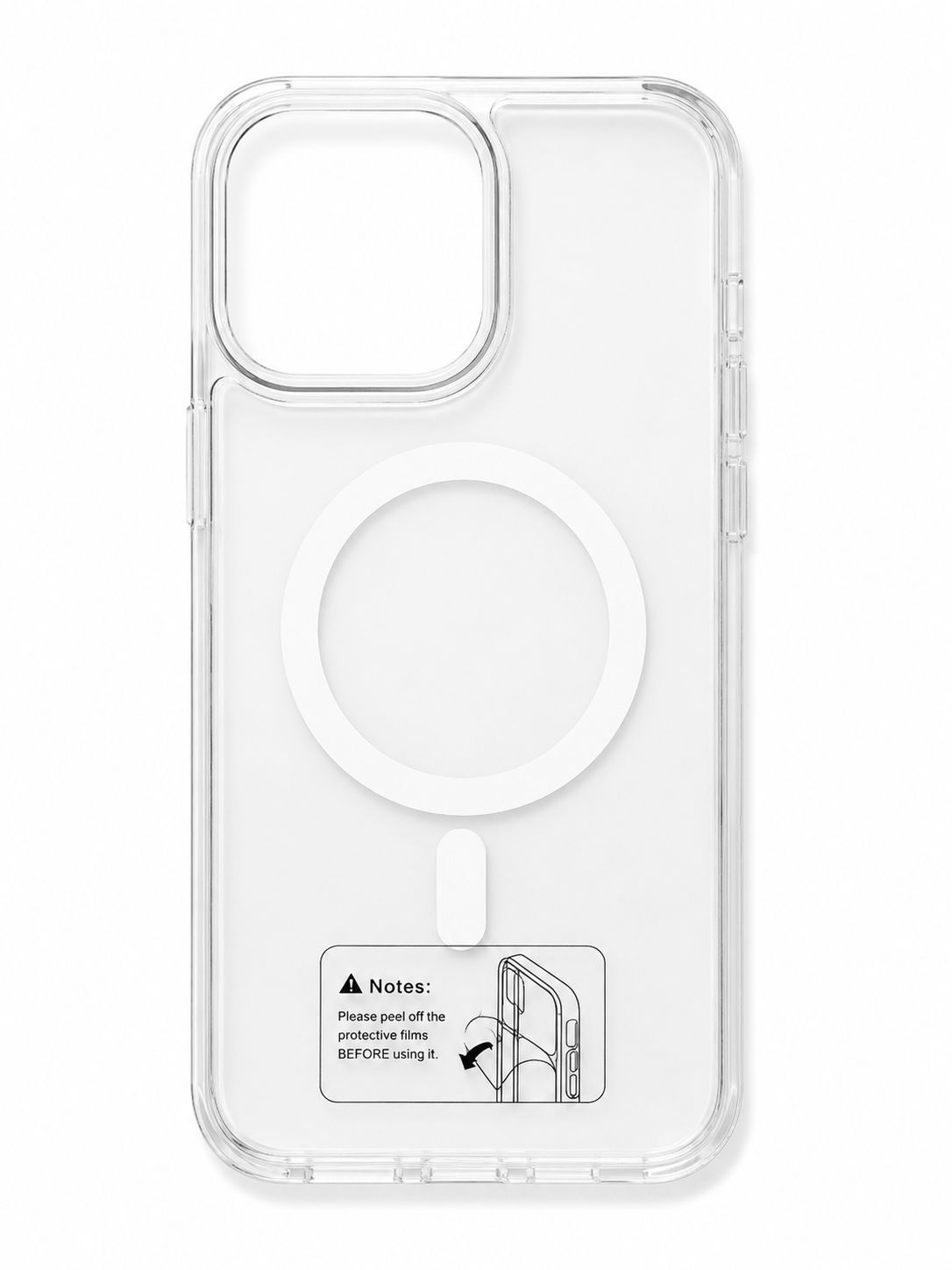 LY Clear Magsafe case for Iphone 14 Pro Max - White Clear