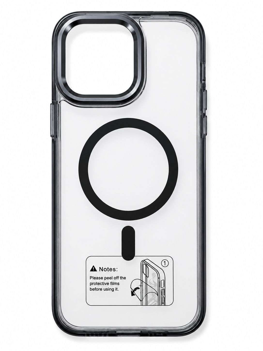 LY Clear Magsafe case for Iphone 14 Pro Max - Black