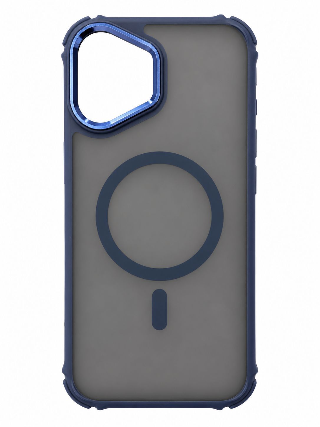 Rainbow#1 Matt Magnetic Kickstand for Iphone 16 Plus - Blue