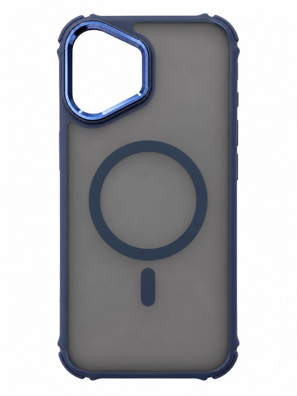 Rainbow#1 Matt Magnetic Kickstand for Iphone 16 Plus - Blue