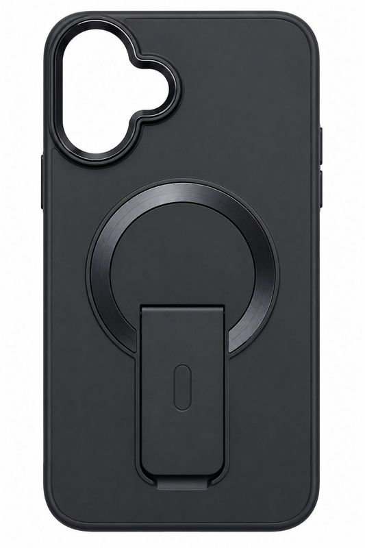 XY Magnetic Kickstand Case for Iphone 16 Plus-Black