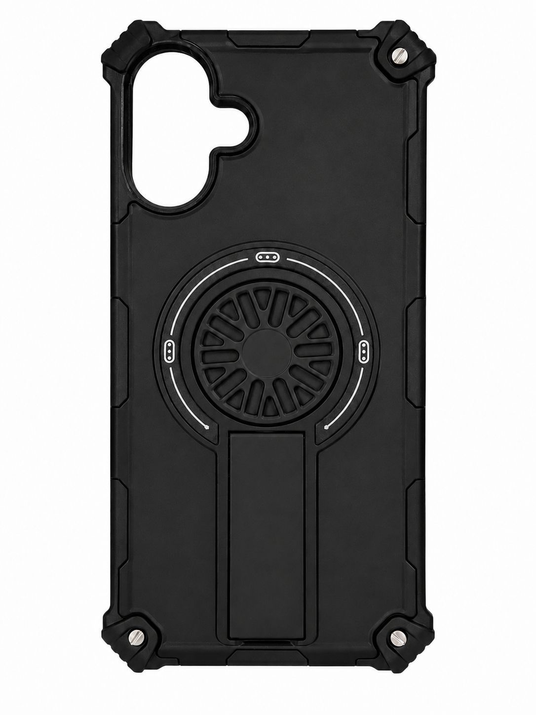 Guardian Series Case with Magsafe Kickstand for Iphone 16 Plus-Black