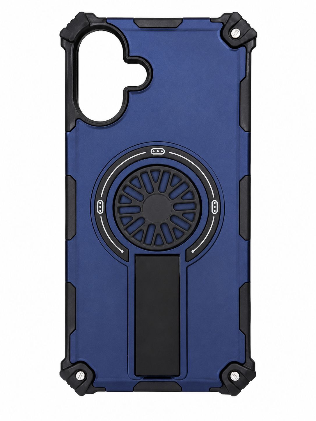 Guardian Series Case with Magsafe Kickstand for Iphone 16 Plus-Blue