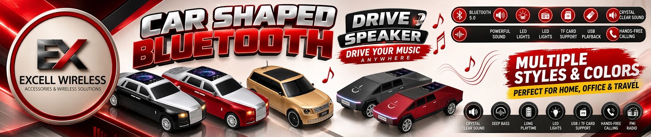Bluetooth car speakers