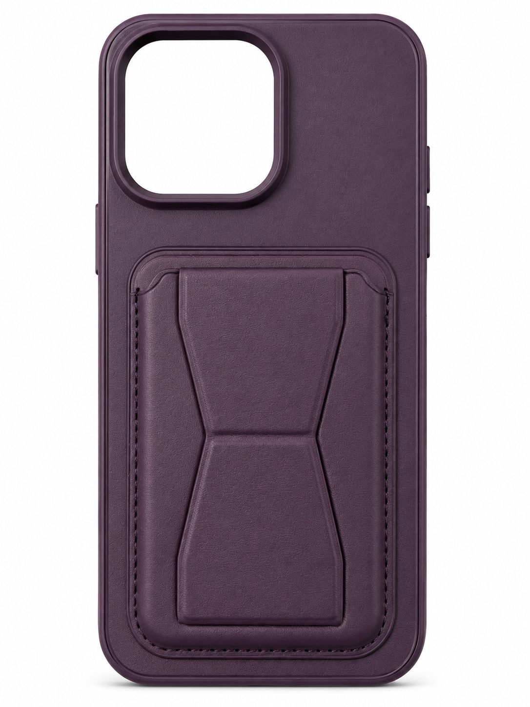 Small waist  card bag Case for Iphone 14 Pro Max - Dark Purple