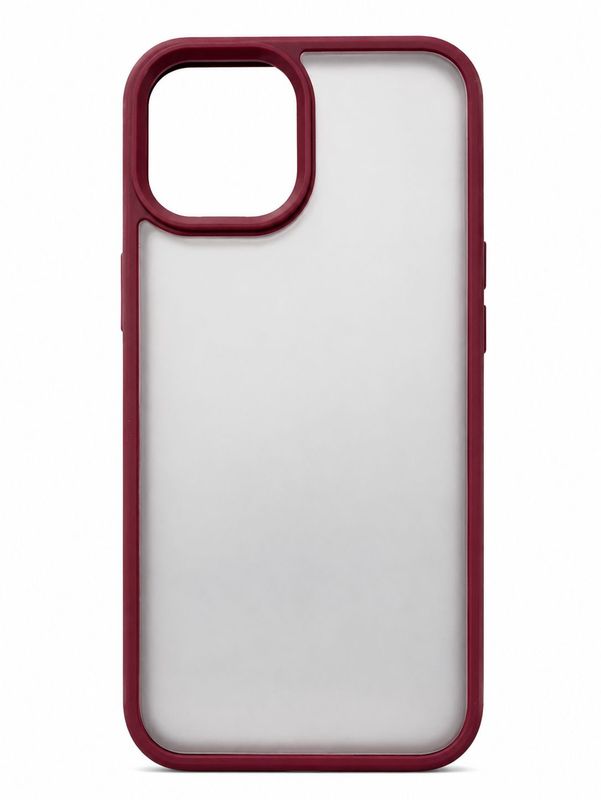 CRYSTAL CLEAR CASE for Iphone 13/14 - Red