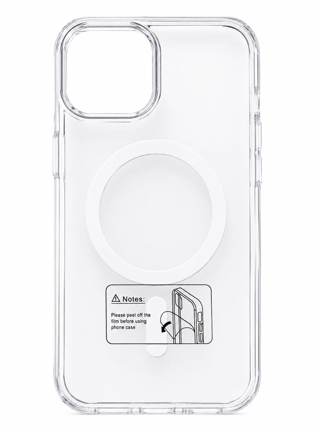 2.0MM CLEAR MAGSAFE SIDE CUSHION CASE FOR Iphone 13/14 - Clear