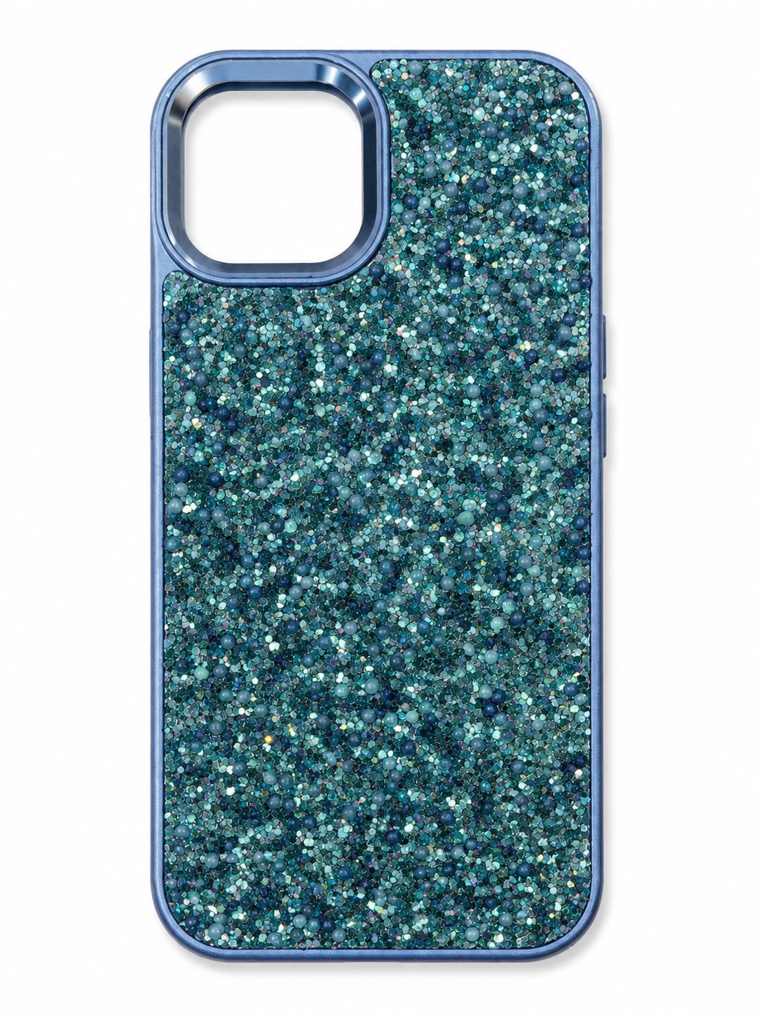 Mix Glitter Phone Case for Iphone 15 - Blue