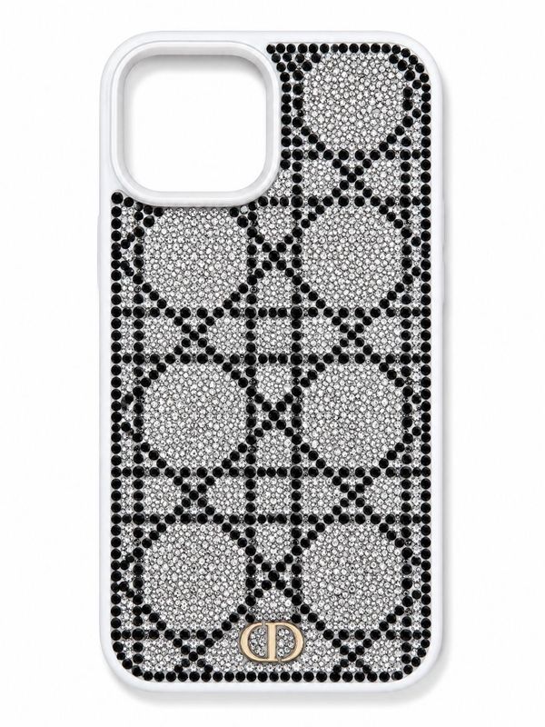 Fashion diamond Big Brand Phone Case for Iphone 13/14 - Grey