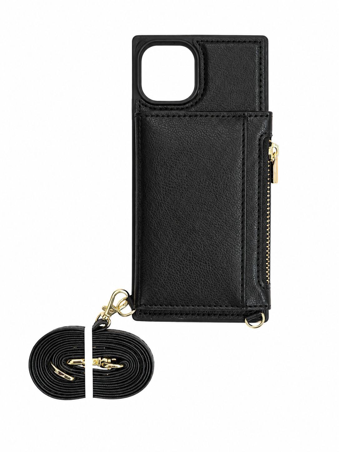 Multi-Card Wallet Case For Iphone 13/14 - Black