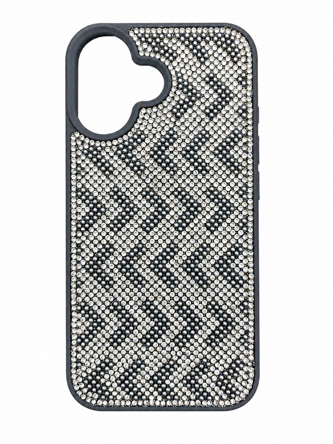Swaro Star S2 Bling Case for Iphone 16- Grey