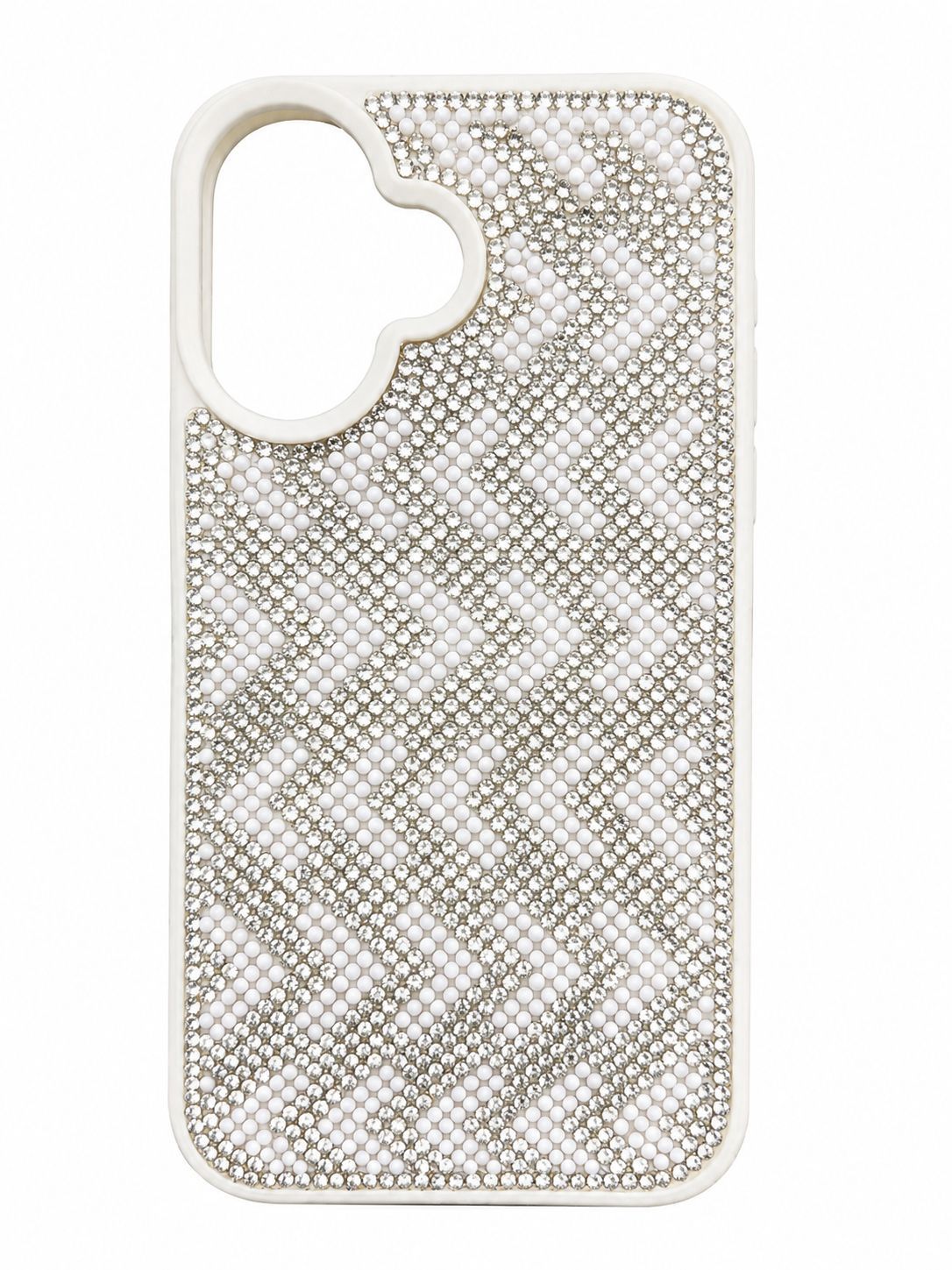 Swaro Star S2 Bling Case for Iphone 16- White