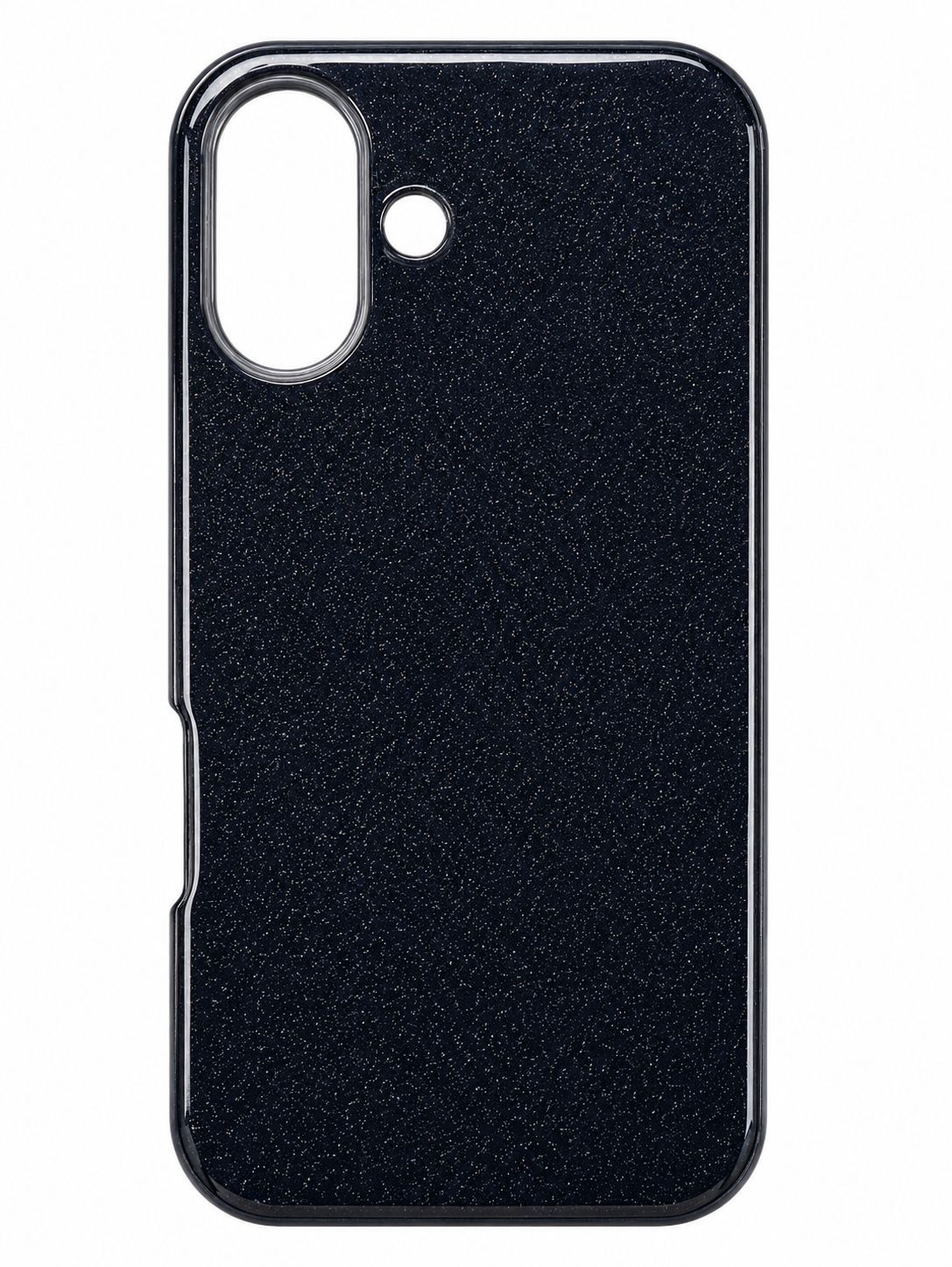 Glitter powder three in one mobile phone case (solid color) For Iphone 16 - Blue