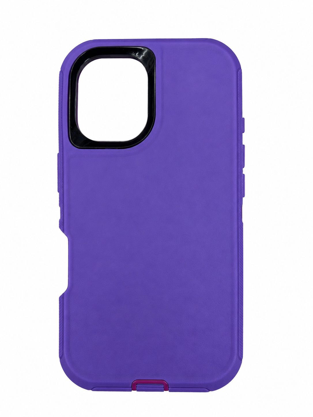 Defender case without clip box packing for Iphone 16 - Purple