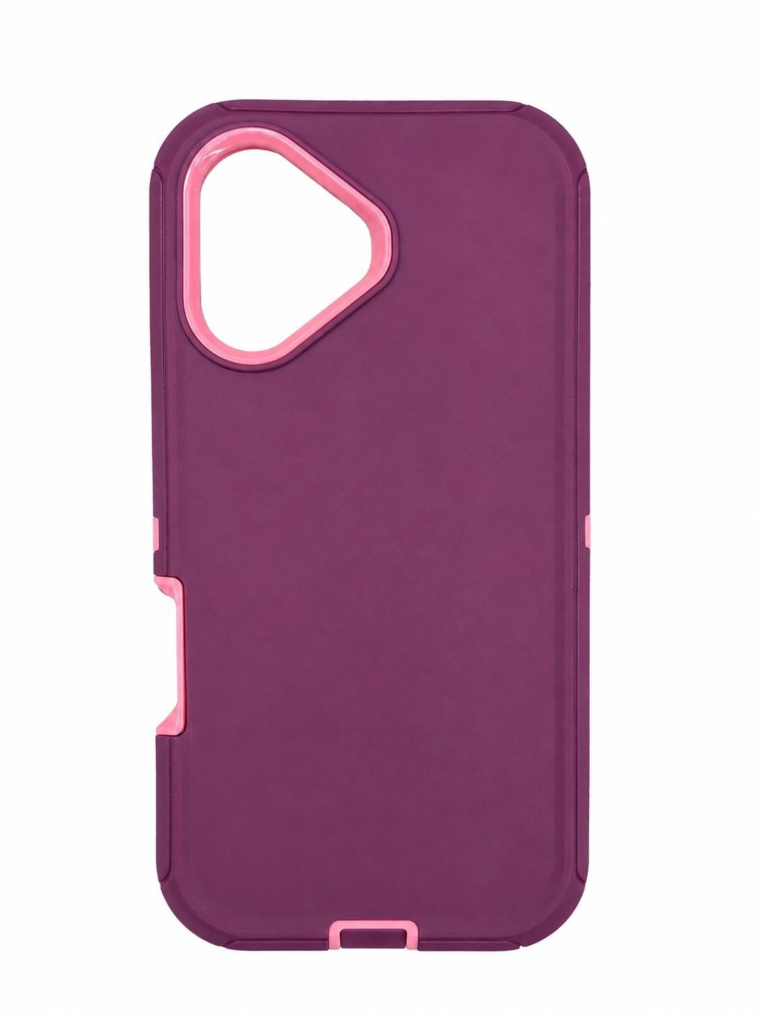 Defender case without clip box packing for Iphone 16 - Maroon