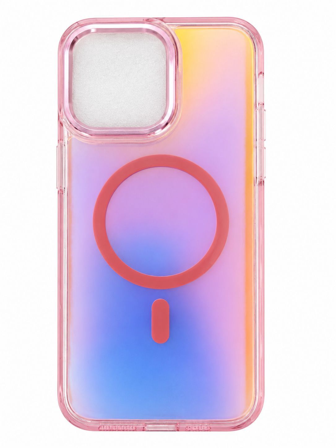 LY-Rainbow Magsafe with lens branket for Iphone 14 Pro Max- Pink