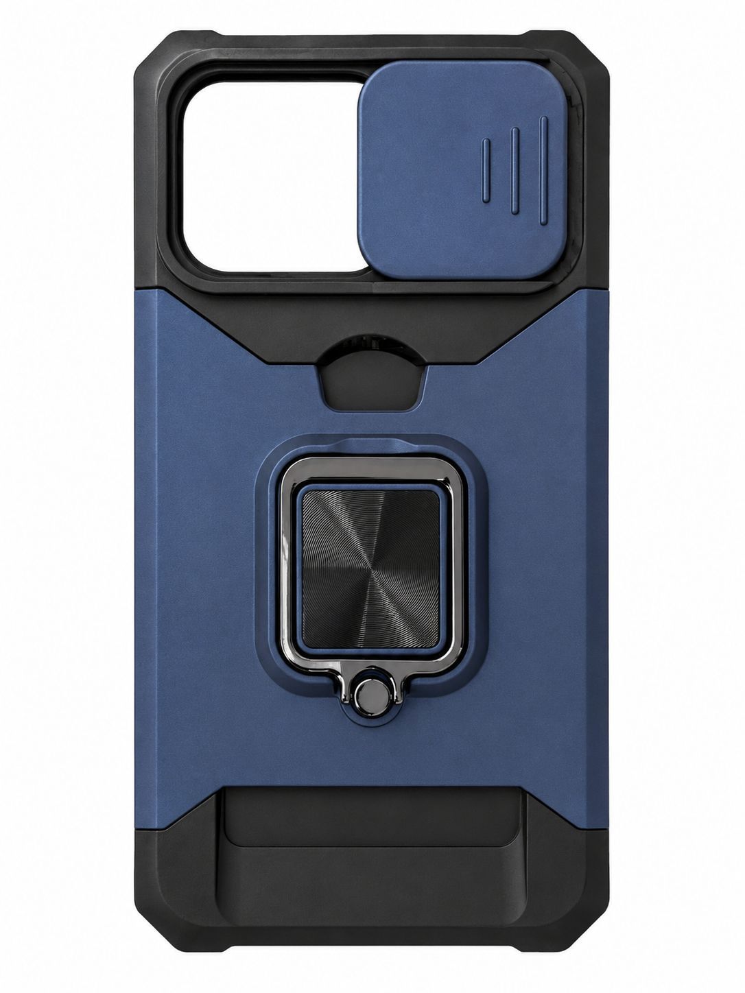 CREDIT CARD CASE RING FOR iphone 14 Pro Max - Blue