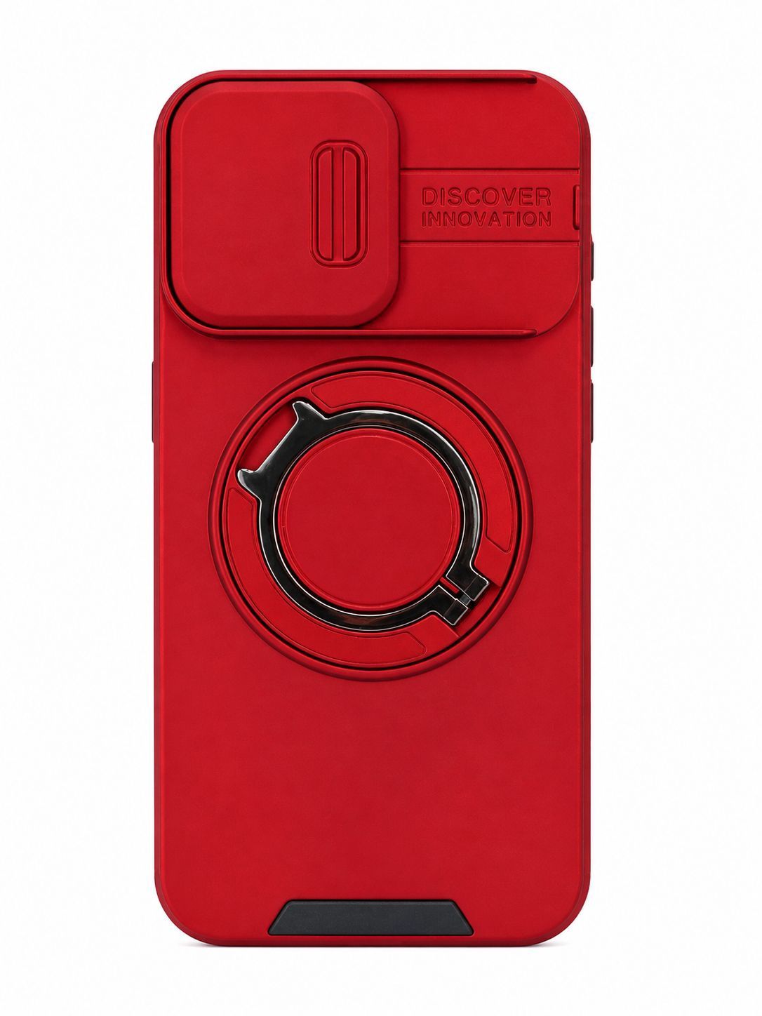 LINGKE Ring Stand Case for Iphone 16 Plus - Red