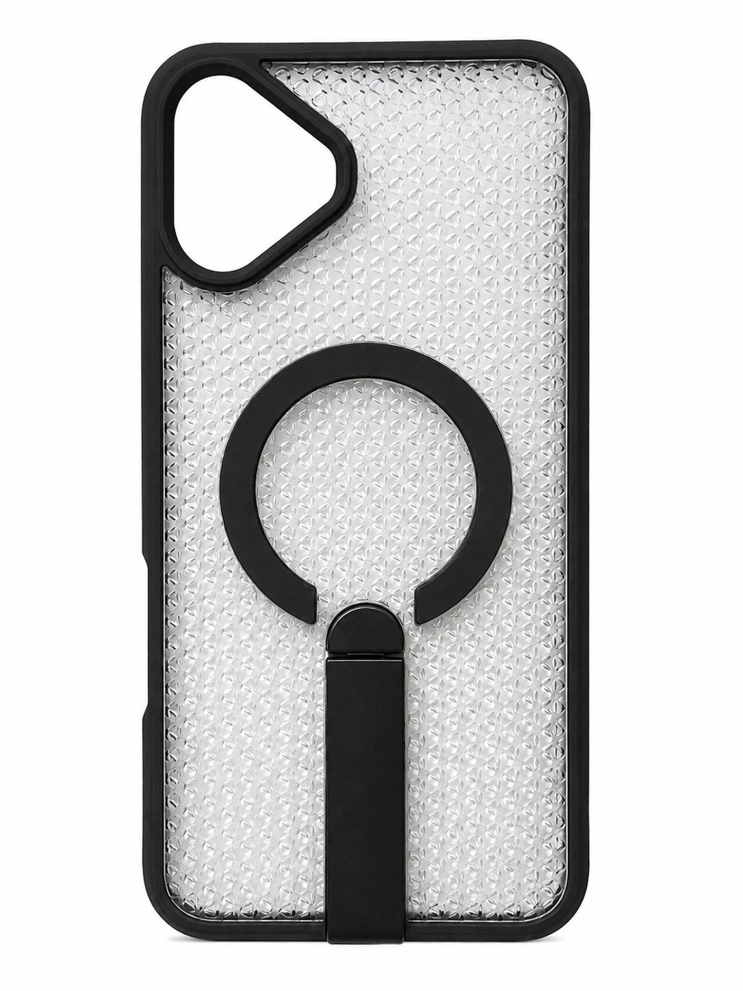 E-Star Magsafe with Kickstand Case for Iphone 16 Plus- Frosted Black