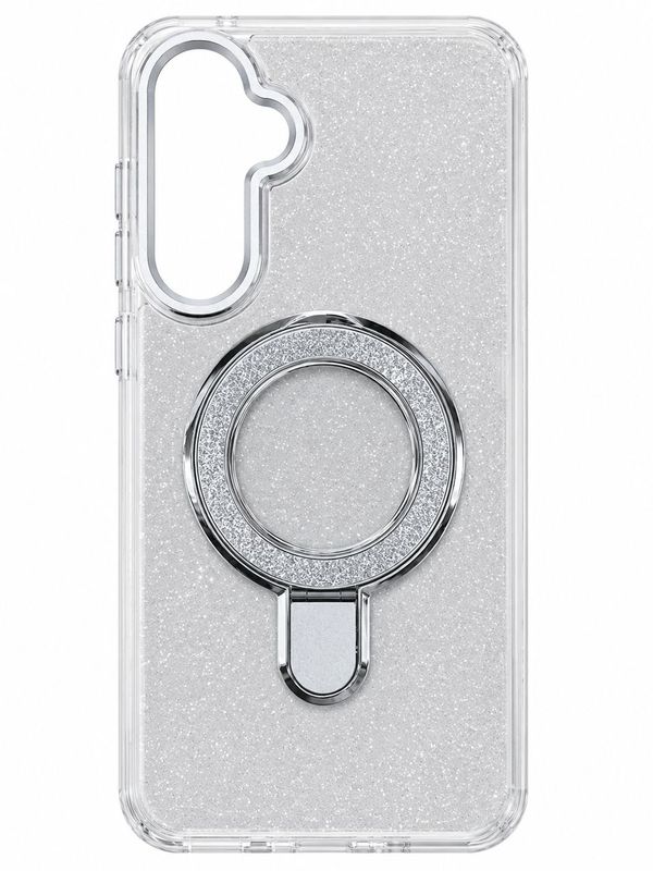 SHINNING CASE WITH MAGSAFE KICKSTAND FOR SAMSUNG A35 -SILVER