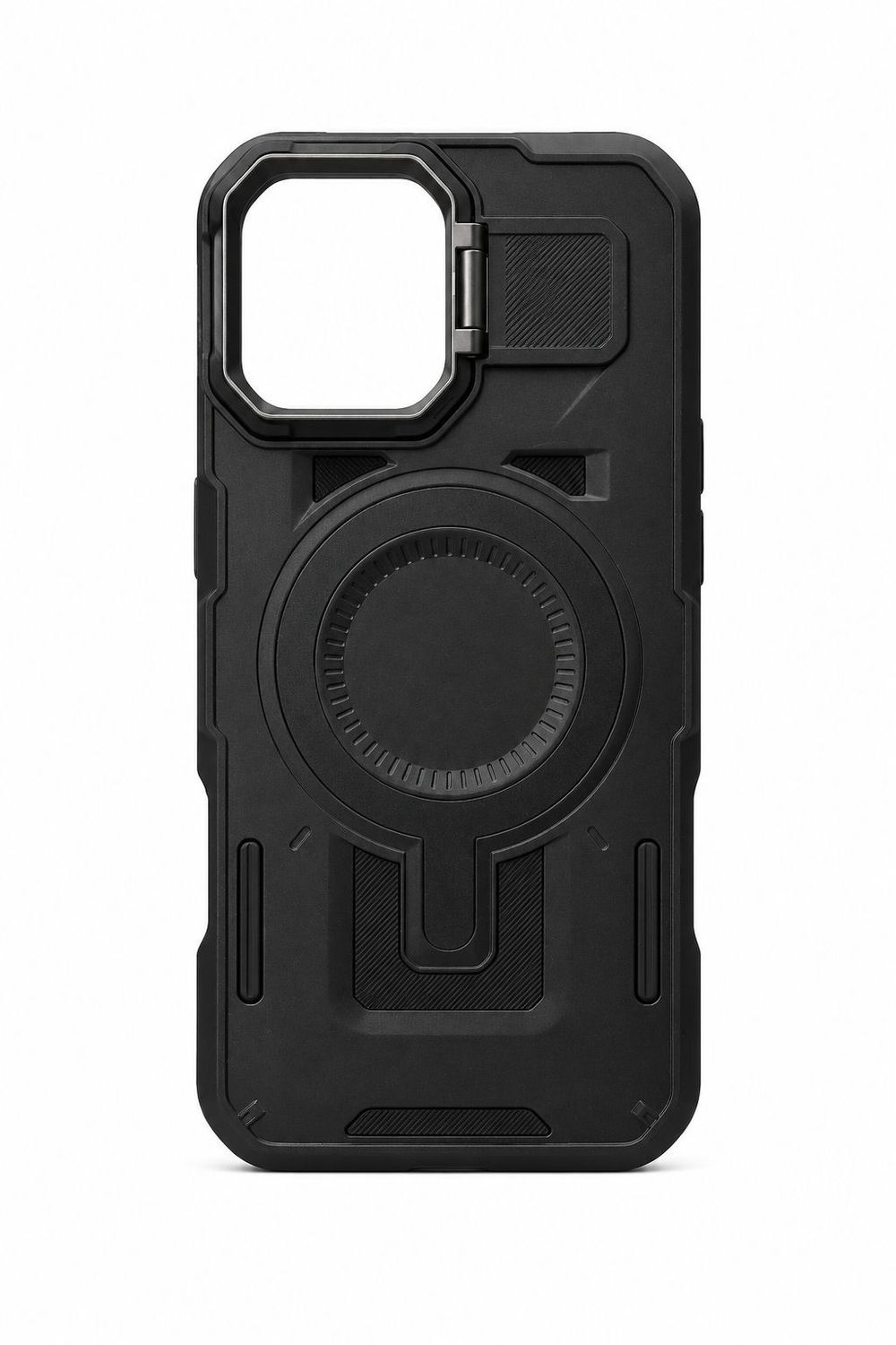 CFSD Magsafe Case with Camera Kickstand for Iphone 16 Plus-Black