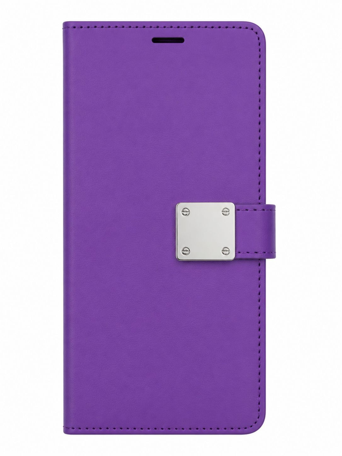 Wallet ID Card Holder Case for Iphone 16 Plus-Purple