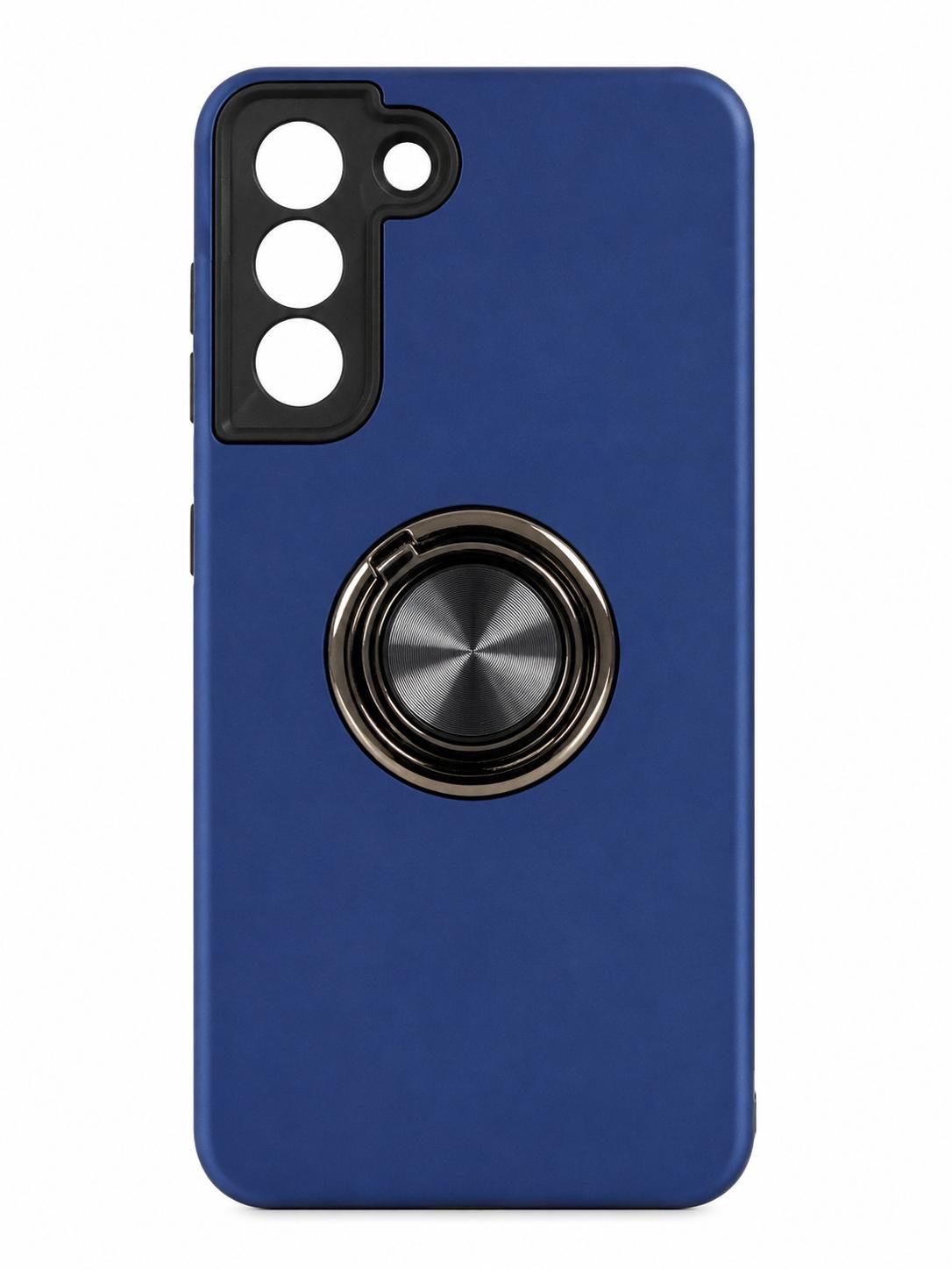 CHIEF Oil Painted Magnetic Ring Stand Hybrid Case Cover s-21 - BLUE