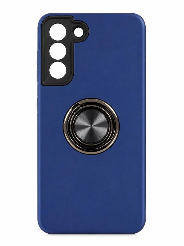 CHIEF Oil Painted Magnetic Ring Stand Hybrid Case Cover s-21 - BLUE