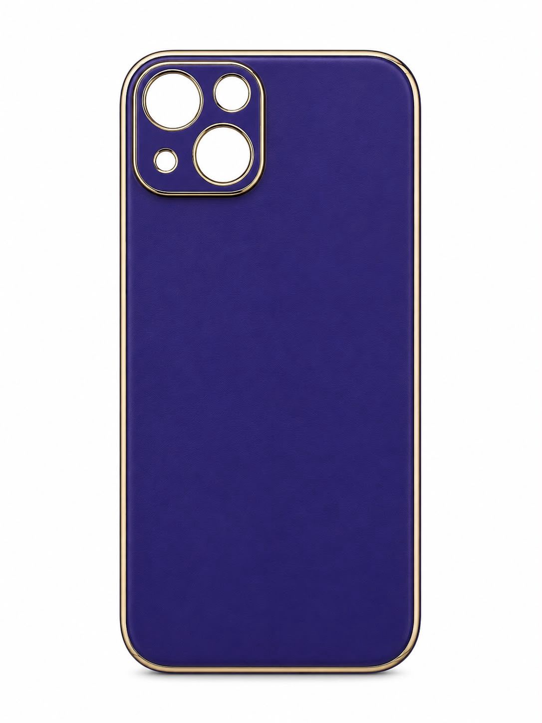 LEAHTER PLATING SKIN CASE FOR Iphone 15/14 Plus - Purple