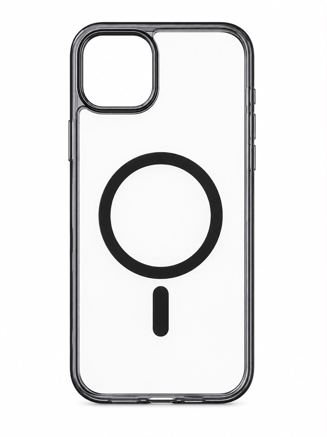 LY Clear Magsafe case for Iphone 15/14 Plus -Black