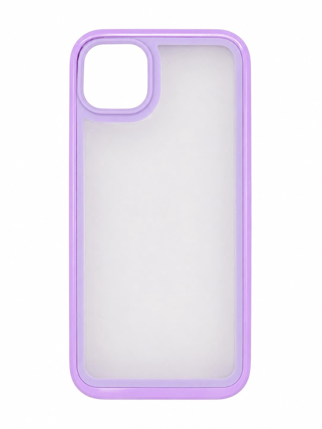 color bumper matt case for Iphone 15/14 Plus- Purple