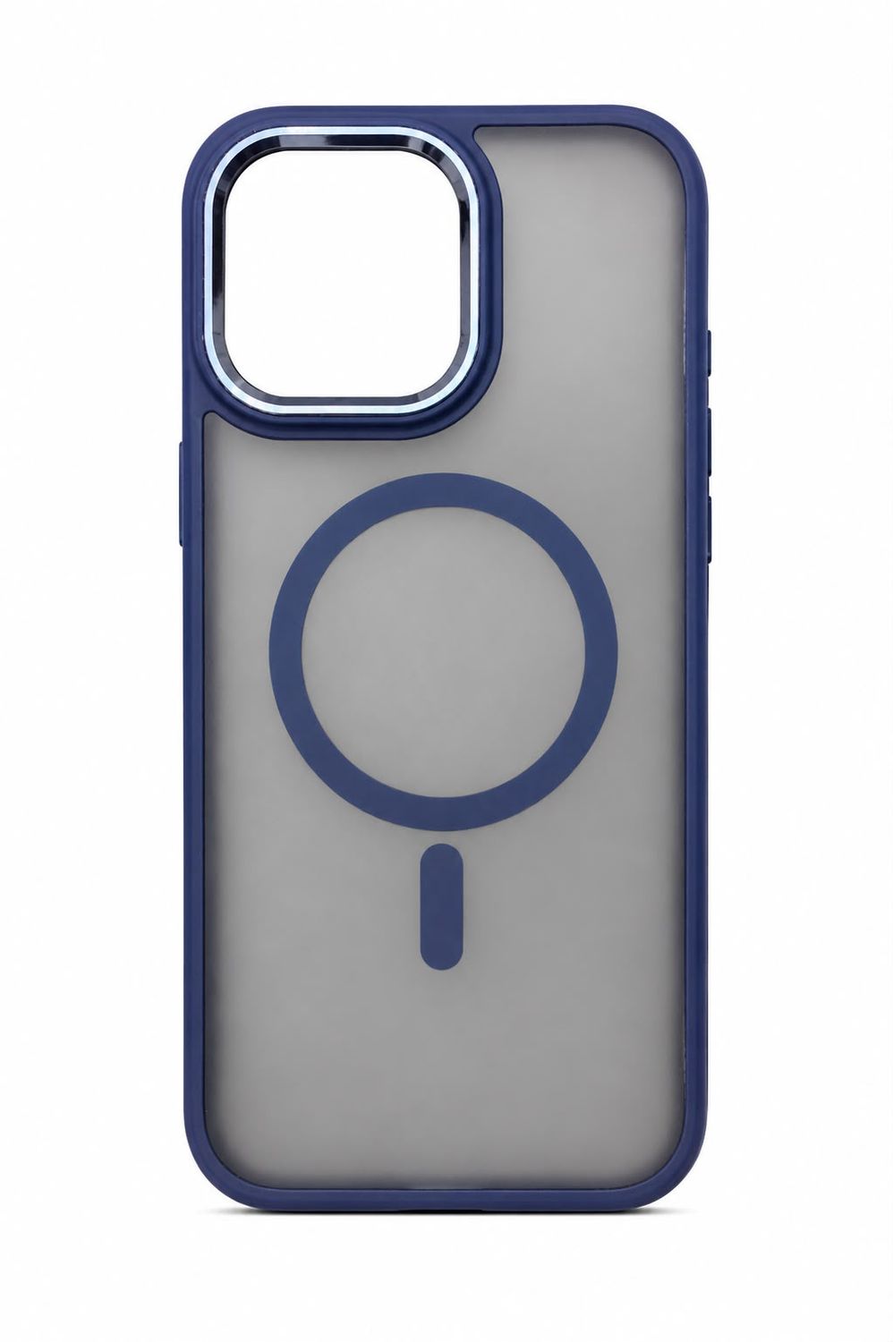 Frosted YCBF Magsafe Case for Iphone 16 Pro Max- Blue Accent