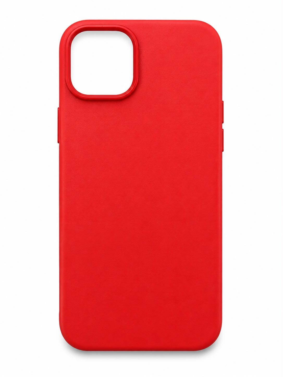 X LEATHER CASE FOR ipHONE 15/14 Plus - Red