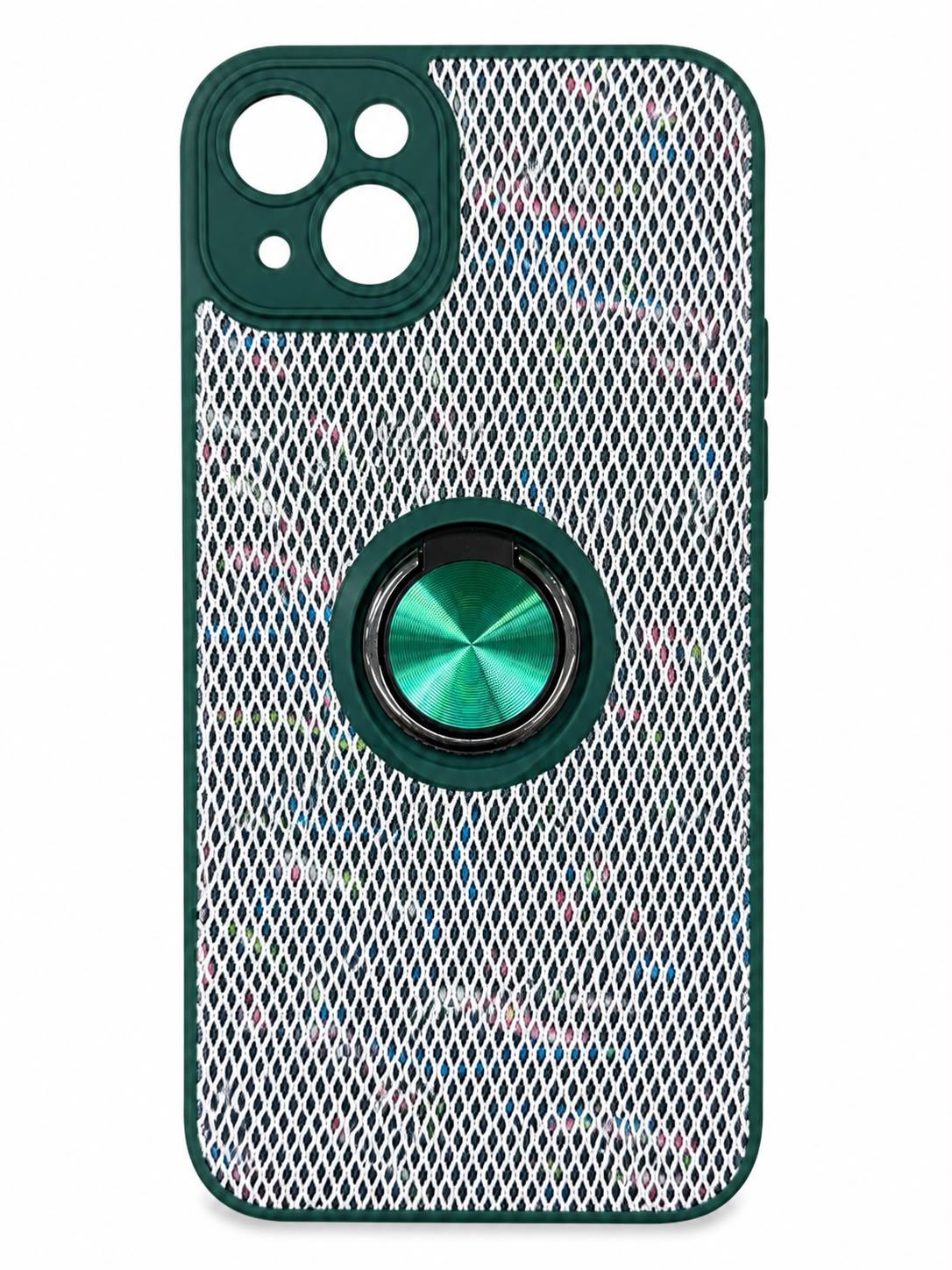 QYR-PU-CASE Web For Iphone 15/14 Plus- Green