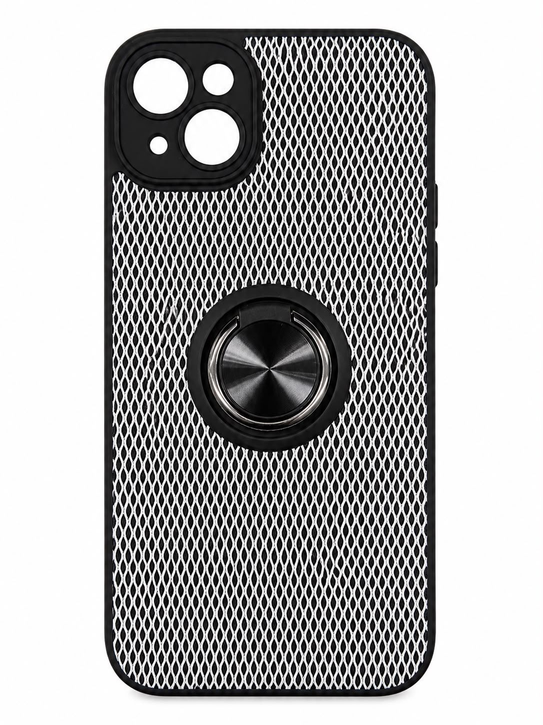 QYR-PU-CASE Web For Iphone 15/14 Plus- Black