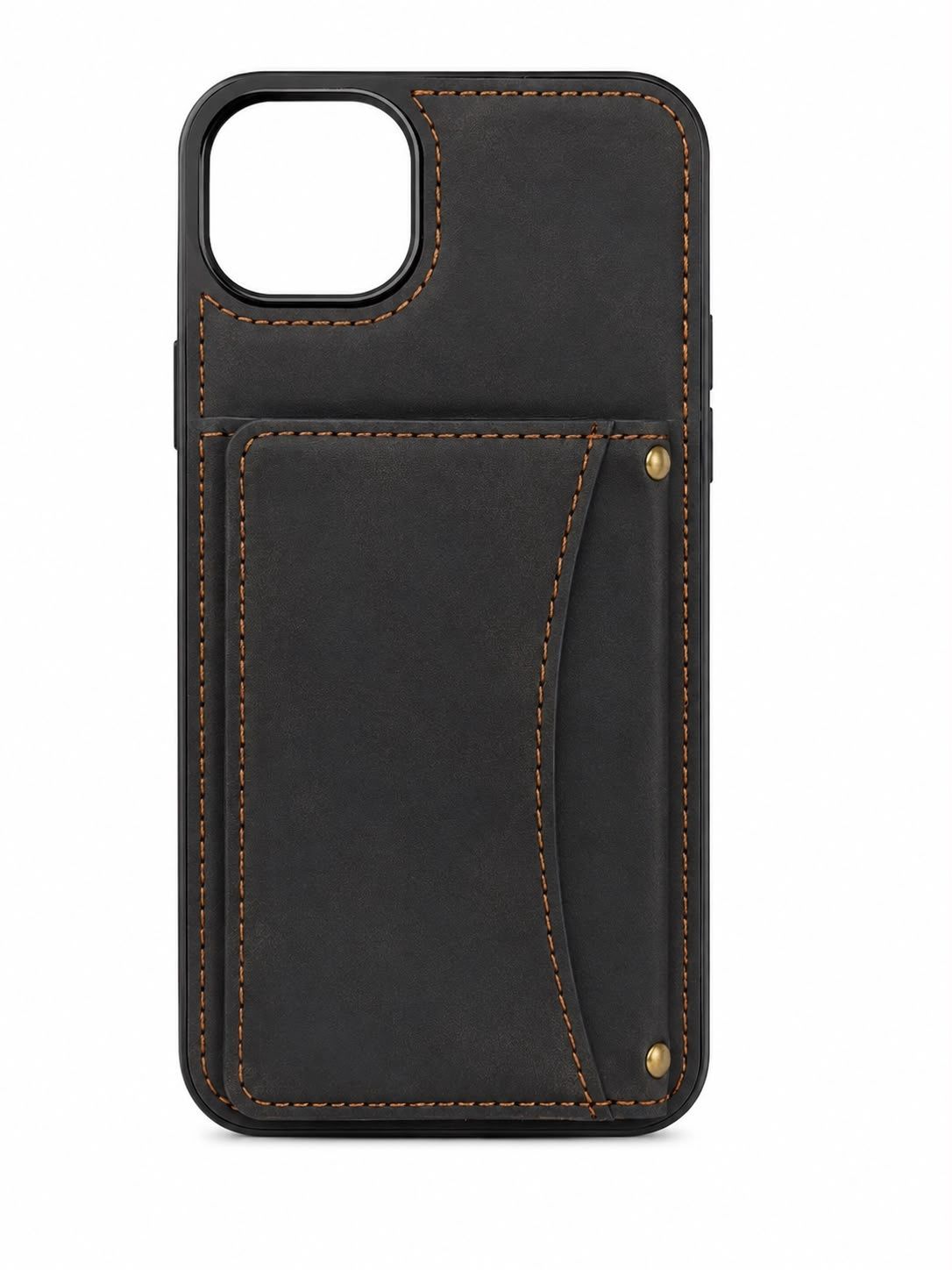 Multi Card Wallet Case - 03 for Iphone 15/14 Plus- Black