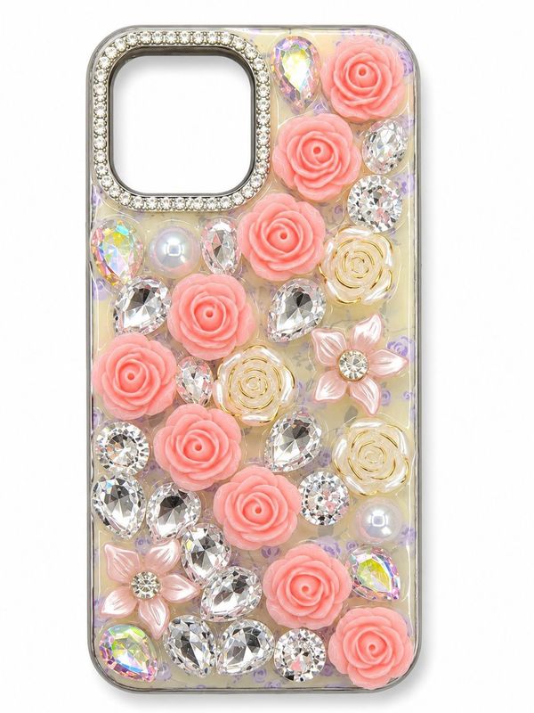 FL diamond case for Iphone 13 Pro Max- Pink
