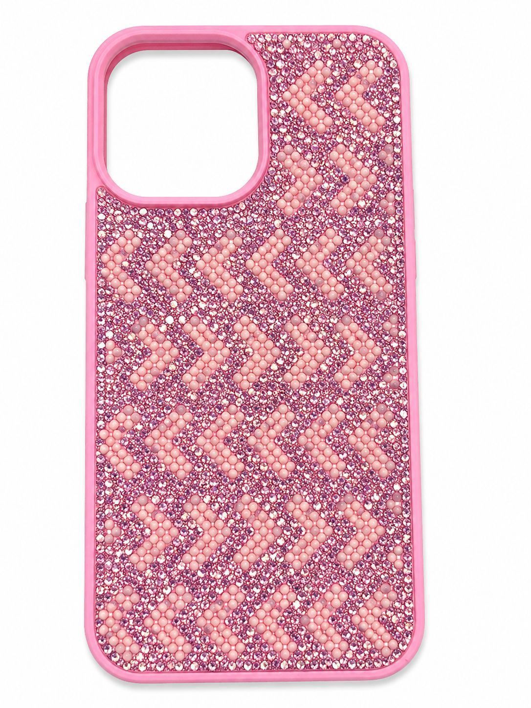 Swaro Star S2 Bling Case for Iphone 13 Pro Max - Pink