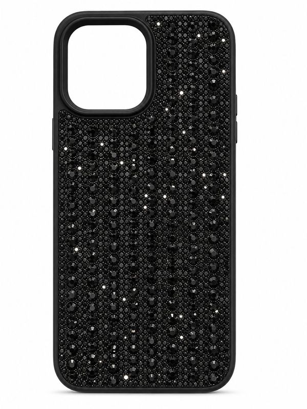 Swaro Star S6 Bling Vertical Case for Iphone 13 Pro Max - Black