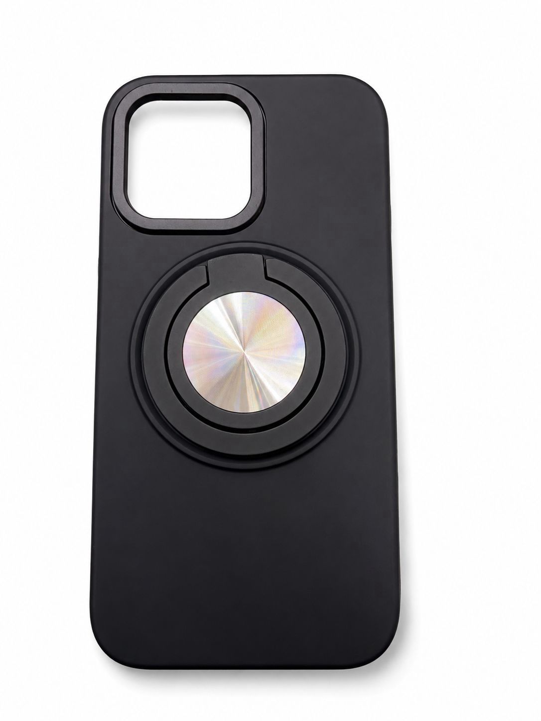 Large hole bracket case for Iphone 13 Pro Max - Black