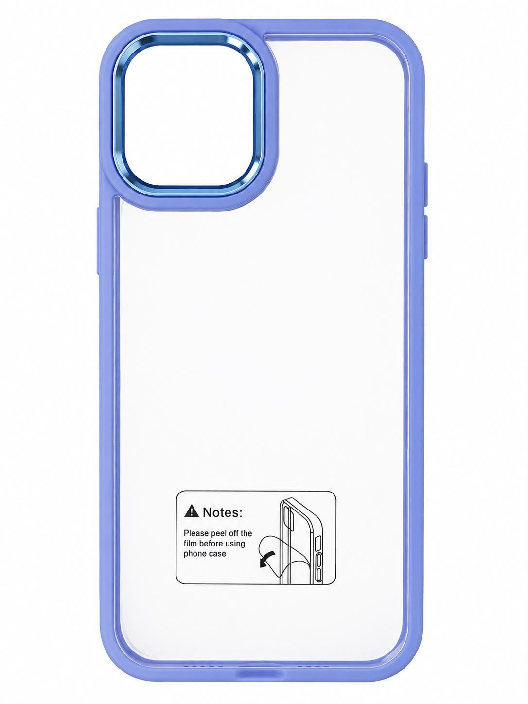 METAL CAMERA TPU BUMPER CASE FOR Iphone 13 Pro Max - Blue