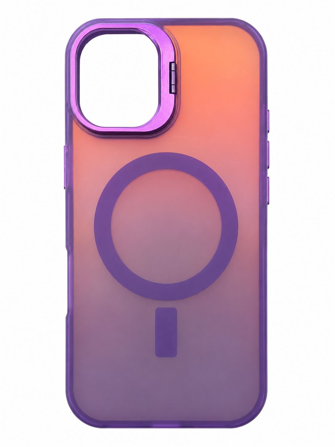 Hardware Bracket Chameleon Camera Kickstand Case for Iphone 13 Pro Max- Purple