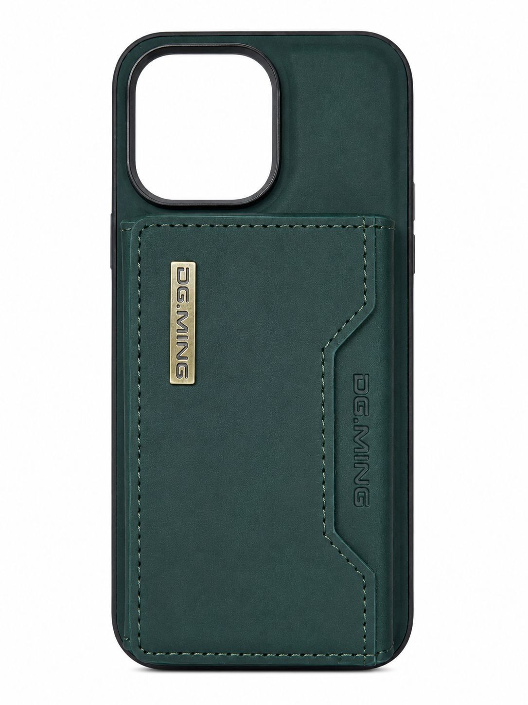 DG MING LEATHER DETACHABLE CARD CASE FOR Iphone 13 Pro Max - Green