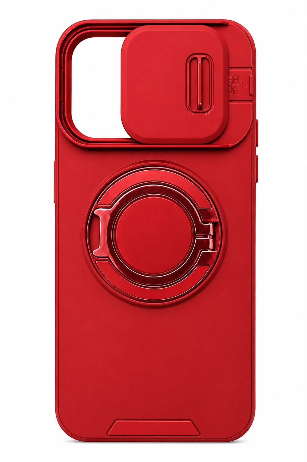 LINGKE Ring Stand Case for Iphone 16 Pro Max - Red
