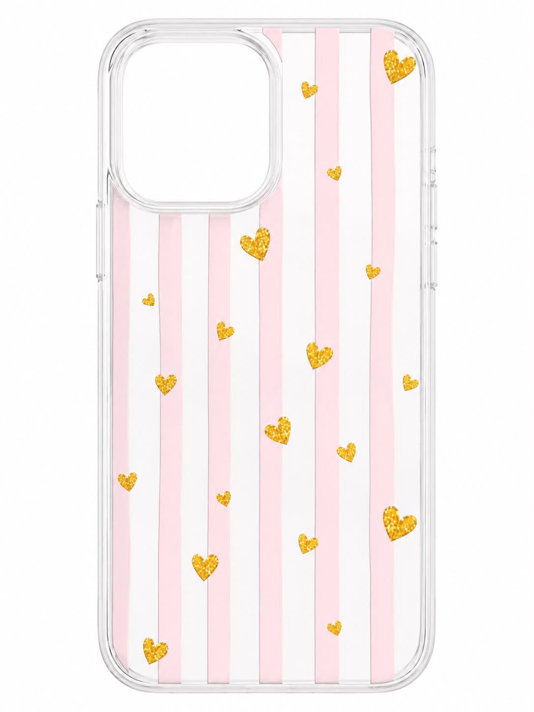 Clear Stripe love design for Iphone 13 Pro Max - Colorful