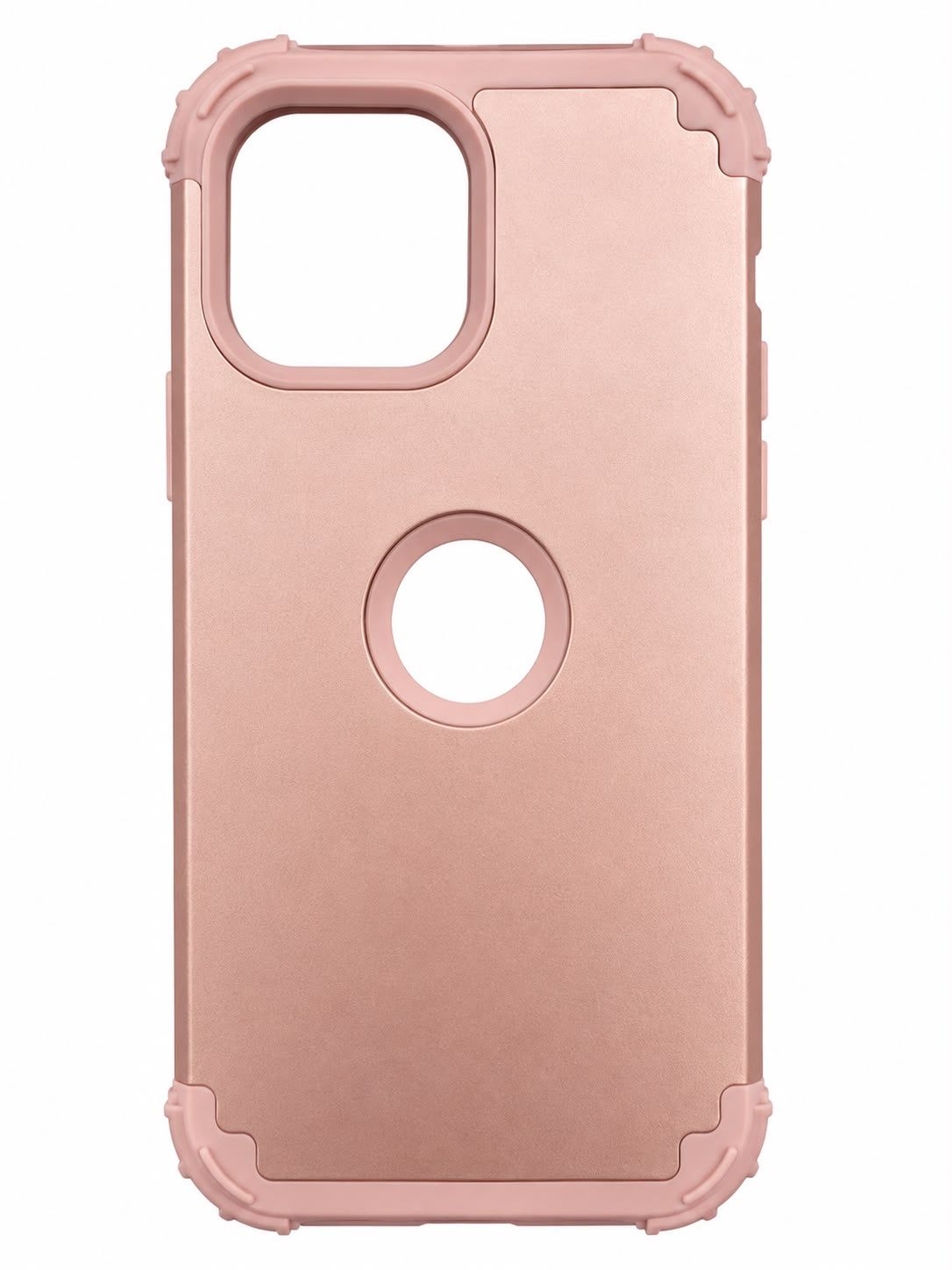 TRIPLE DEFENDER CASE FOR Iphone 13 Pro Max - Rose Gold