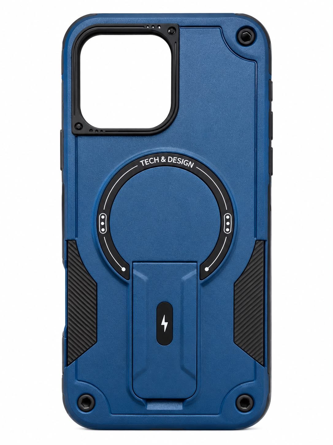 DJ Magnetic Kickstand Case for Iphone 16 Pro Max- Blue