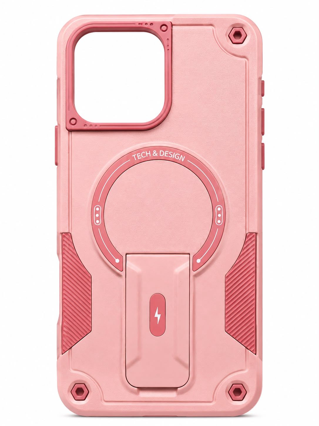DJ Magnetic Kickstand Case for Iphone 16 Pro Max- Pink