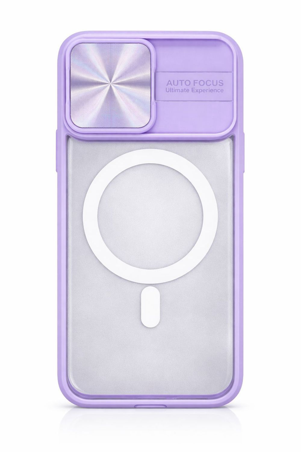 Clear CFMJ Magsafe Case with Camera Slide Cover for Iphone 16 Pro Max-Lilac Accent